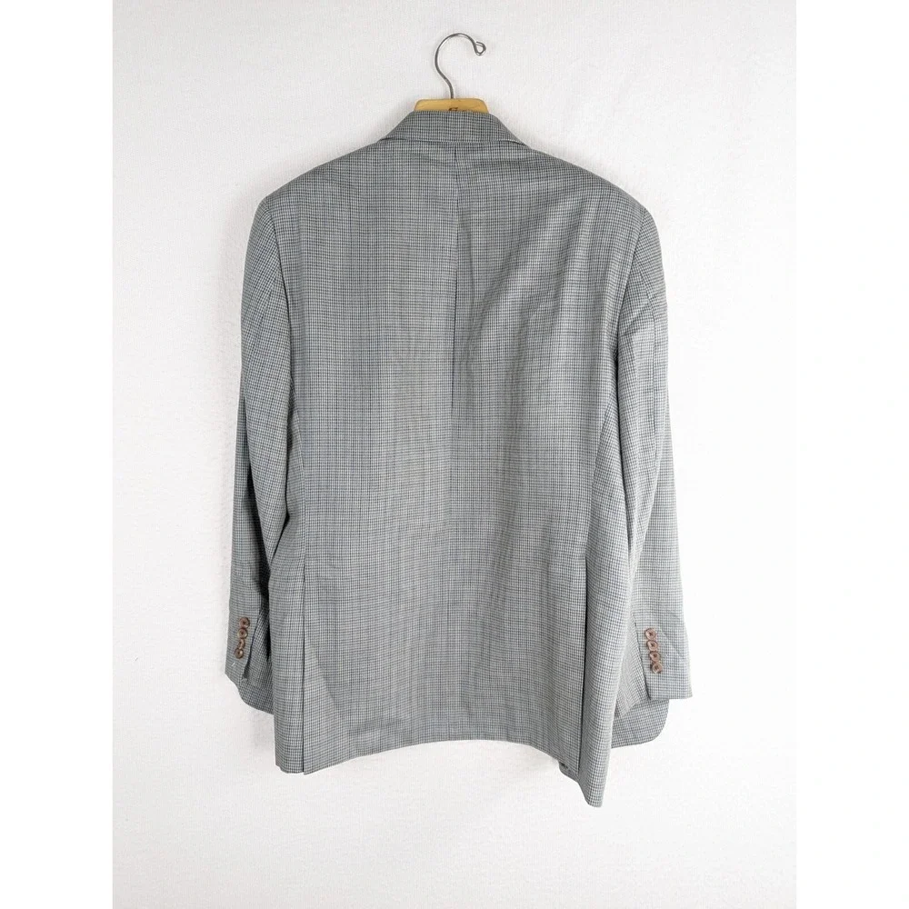 LAUREN Ralph Lauren Men's Houndstooth Sport Coat Silk Wool Jacket Sz 42L Paisley